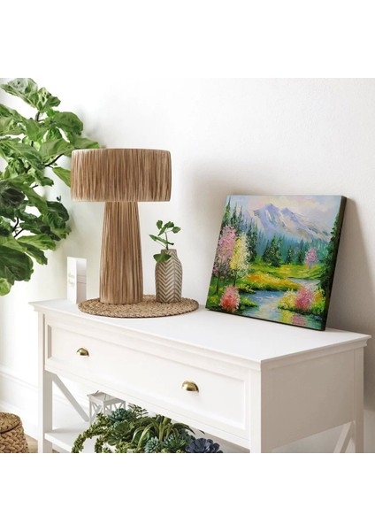 Dağ Yamacı Bahçesi Kanvas Tablo modelleri
