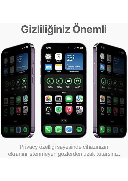 I-Stone Hayalet Magıc Glass IPHONE 12 Pro Max Uyumlu Full Platinum Otomatik Aparatlı Hayalet Kırılmaz Cam/ekran Koruyucu