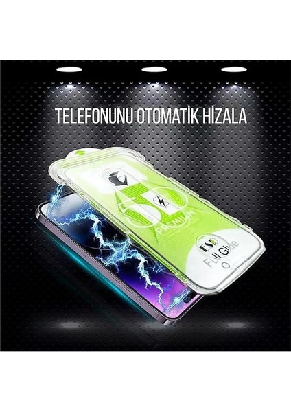 I-Stone Magıc Glass IPHONE 15 Uyumlu Full Platinum Otomatik Aparatlı Kırılmaz Cam/ekran Koruyucu