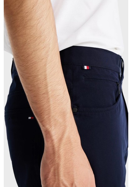 Tommy Hilfiger Regular Fit Normal Bel Düz Paça Pantolon Erkek Pantolon MW0MW38129 Dw5