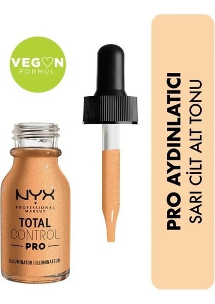 Nyx Professional Makeup Total Control Pro Aydınlatıcı 02 Warm