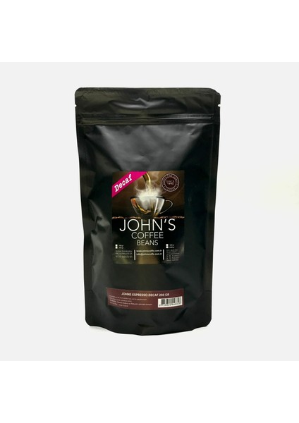 Decaf Premium Espresso Çekirdek Kahve 250 gr