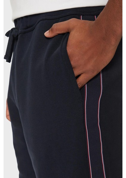 Regular Fit Normal Bel Ribanalı Paça Jogger Pantolon Erkek Pantolon MW0MW37477 Dw5