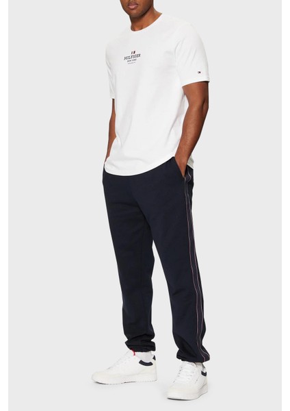 Regular Fit Normal Bel Ribanalı Paça Jogger Pantolon Erkek Pantolon MW0MW37477 Dw5