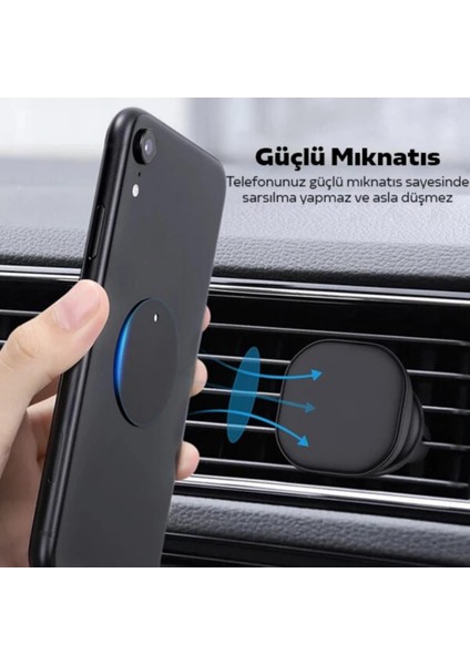 Tüm Telefonlara Uyumlu Magnetic Telefon Tutucu Plaka 2 Adet Mıknatıslı Telefon Arkası Levha