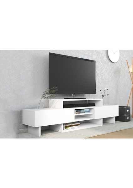 Gözde 160 cm Tv Sehpası - Beyaz