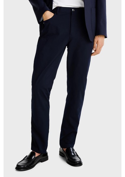 Regular Fit Normal Bel Düz Paça Pantolon Erkek Pantolon MW0MW38129 Dw5