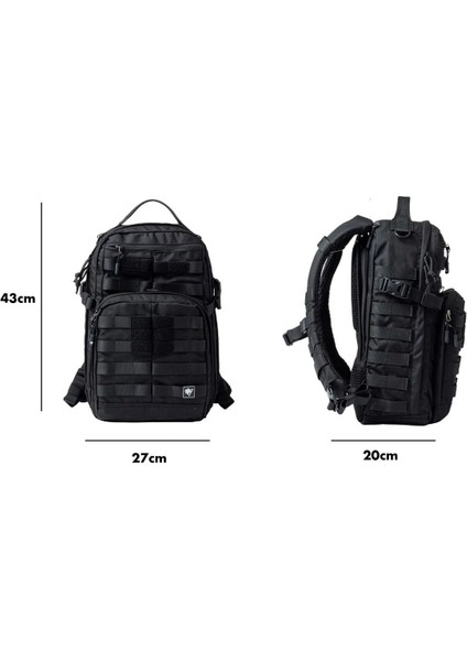 Bora 30 Litre Taktik Çanta, Kamp Çantası, Operasyon Çantası