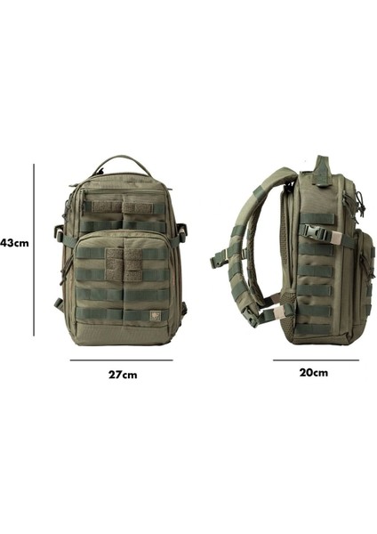 Bora 30 Litre Taktik Çanta, Kamp Çantası, Operasyon Çantası