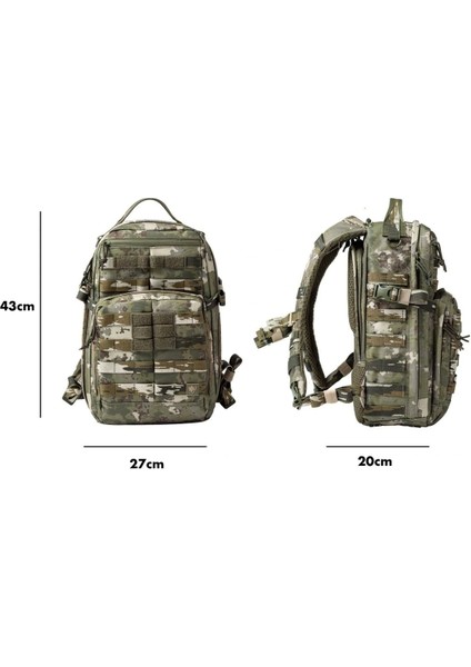 Bora 30 Litre Taktik Çanta, Kamp Çantası, Operasyon Çantası
