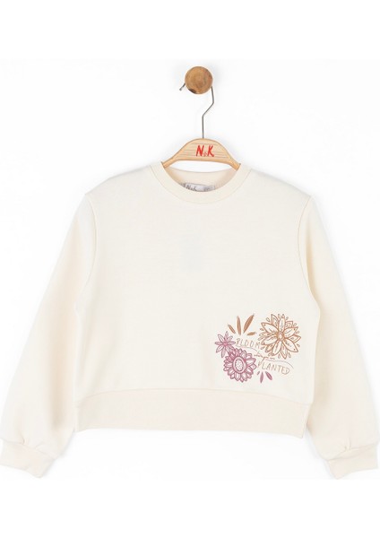 Kaplan Iki Iplik Crop Sweatshırt