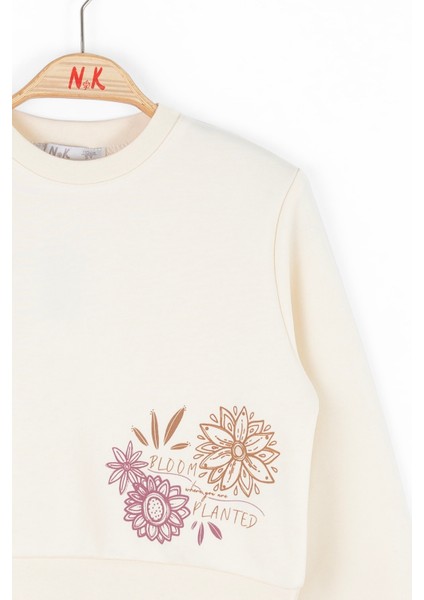 Kaplan Iki Iplik Crop Sweatshırt modelleri