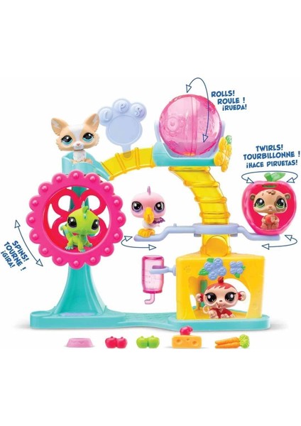 5196 Littlest Pet Shop Minişler Eğlence Fabrikası Oyun Seti S1 -Sunman