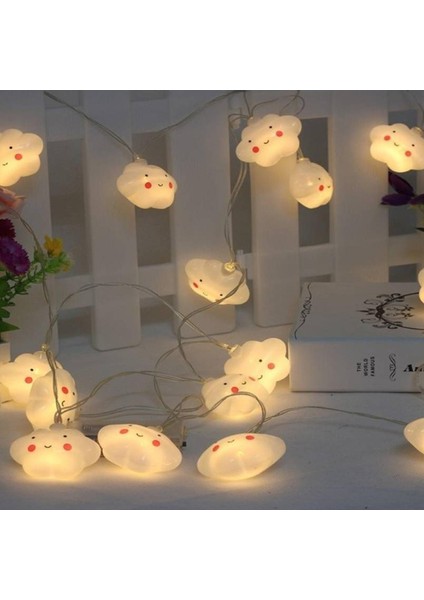 20'li LED Işıklı Bulut Dekor Lambası Yılbaşı Doğum Günü Işıklandırma modelleri