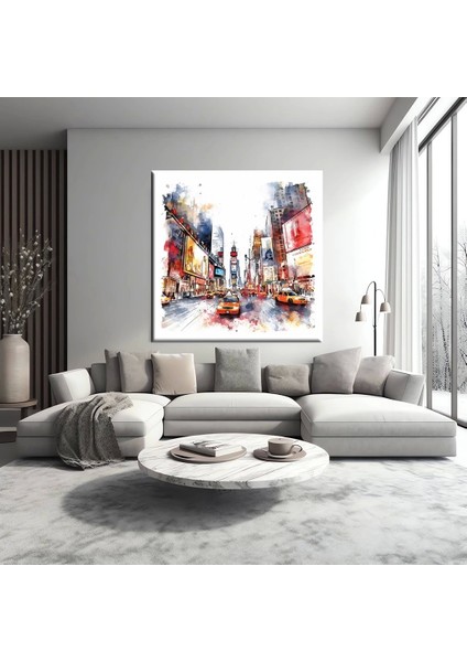 Kozmopolit Sokaklar Kanvas Tablo