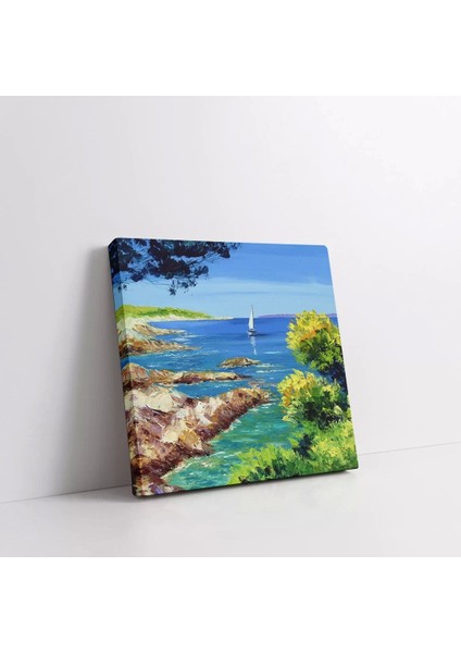 Ege Kıyıları Kanvas Tablo fiyatları