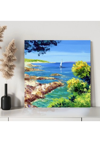 Ege Kıyıları Kanvas Tablo modelleri