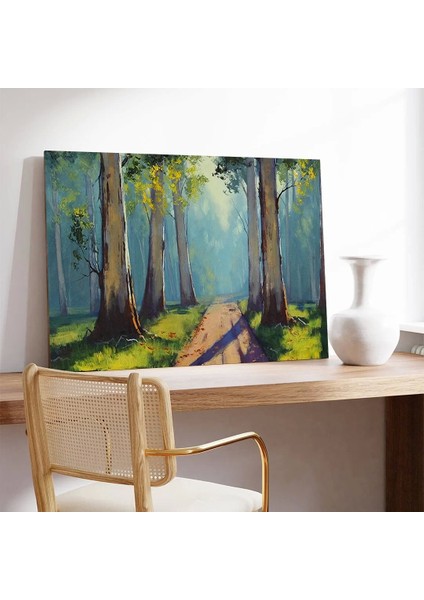 Işık ve Orman Kanvas Tablo modelleri