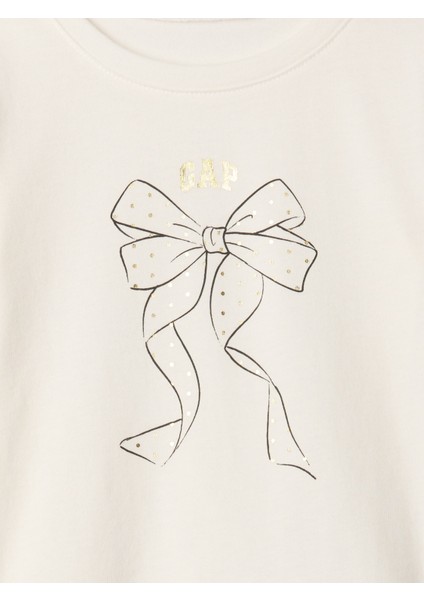 Kız Bebek Beyaz Grafikli T-Shirt fiyatları