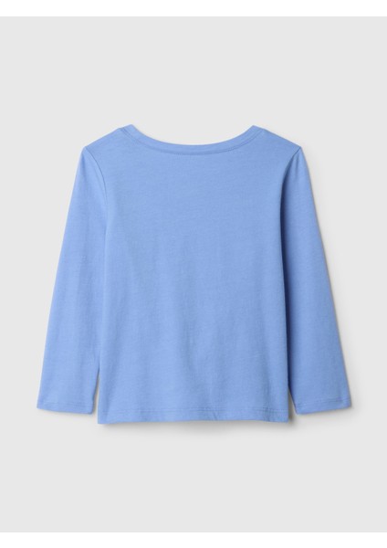 Kız Bebek Mavi Grafikli T-Shirt fiyatları