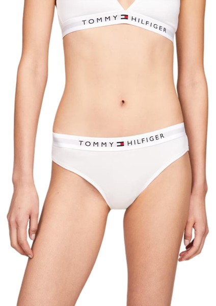 Kadın Beyaz Bikini Külot