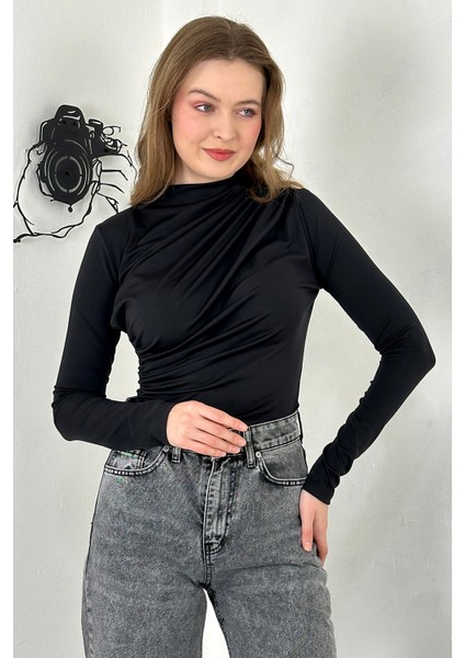 Sendy Kumaş Drapeli Bluz fiyatları