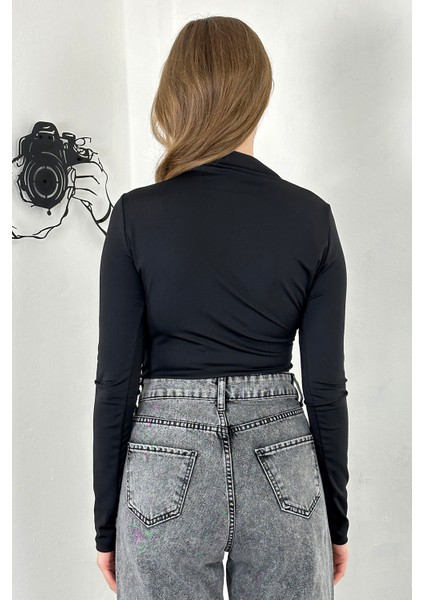 Sendy Kumaş Drapeli Bluz indirimleri