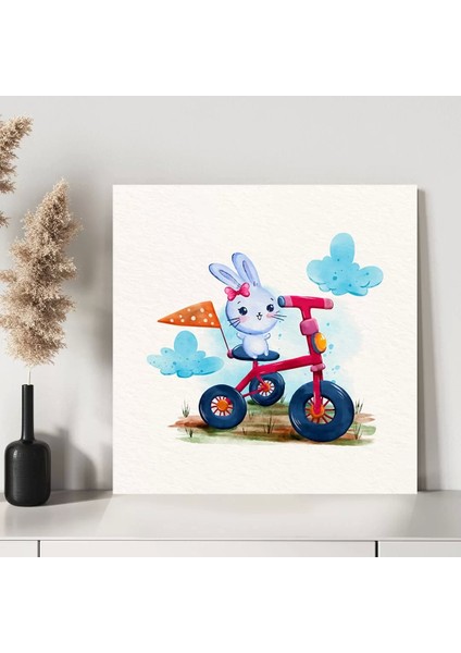 Yarışçı Tavşan Kanvas Tablo modelleri