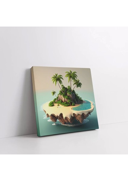 Tropik Ada Kanvas Tablo fiyatları