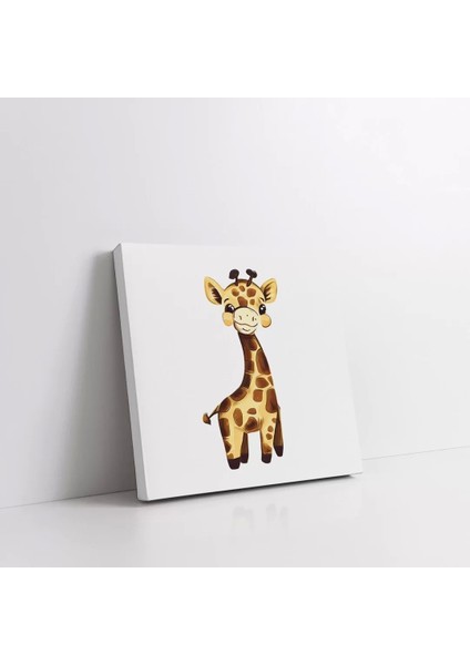 Uzun Boylu Zürafa Kanvas Tablo fiyatları