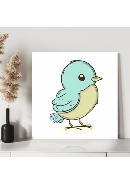 Mutlu Kuş Kanvas Tablo modelleri
