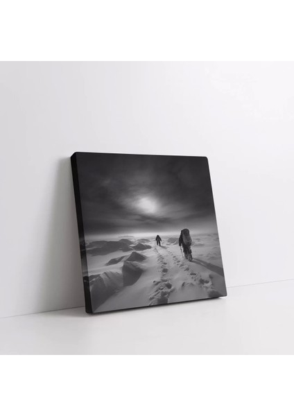 Karlı Zirve Yolculuğu Kanvas Tablo fiyatları