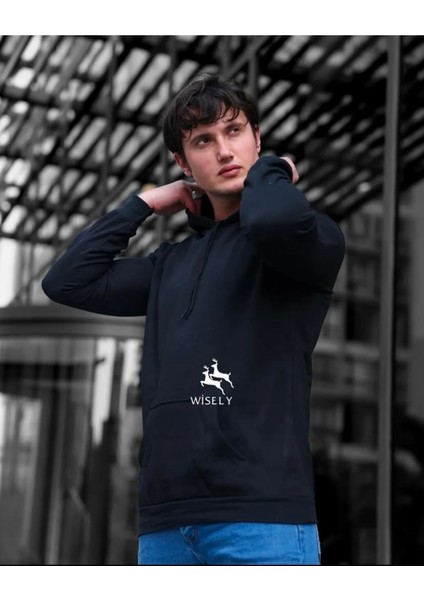 Siyah Düz Baskısız Şardonlu Unisex Sweatshirt fırsatları