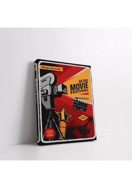 Film Festivali Nostaljisi Kanvas Tablo fiyatları