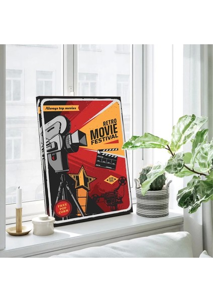 Film Festivali Nostaljisi Kanvas Tablo modelleri