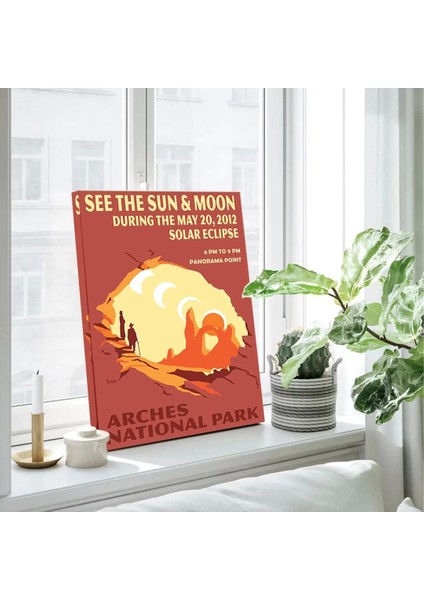 Ulusal Park Güneşi Kanvas Tablo modelleri