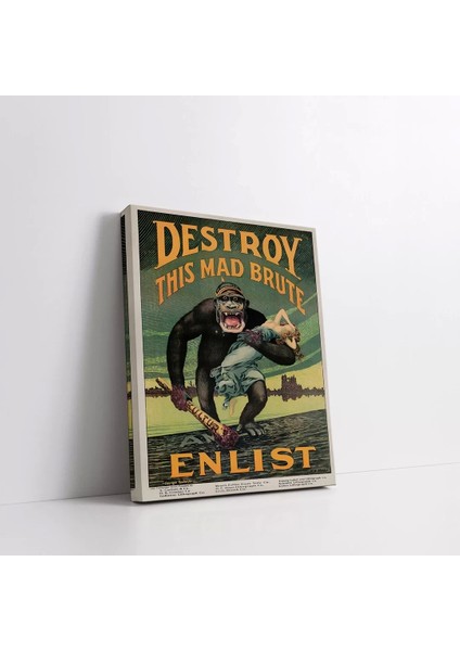 ''king Kong'' Vintage Kanvas Tablo fiyatları