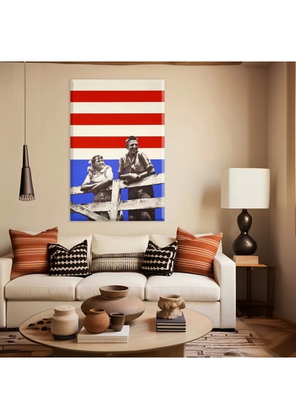 Amerikan Ikonu Kanvas Tablo