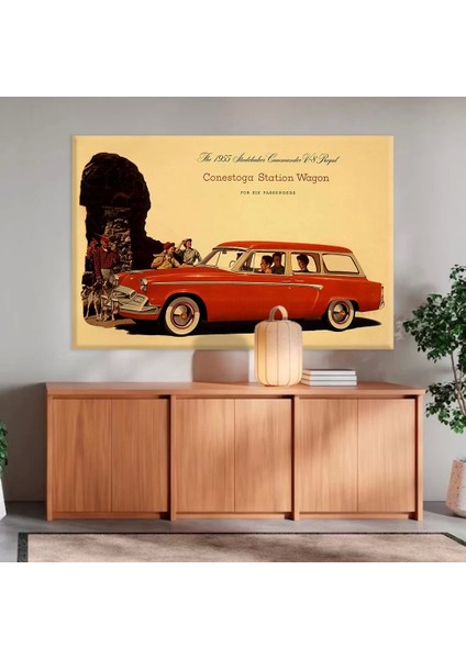 Klasik Vagon Hayali Kanvas Tablo