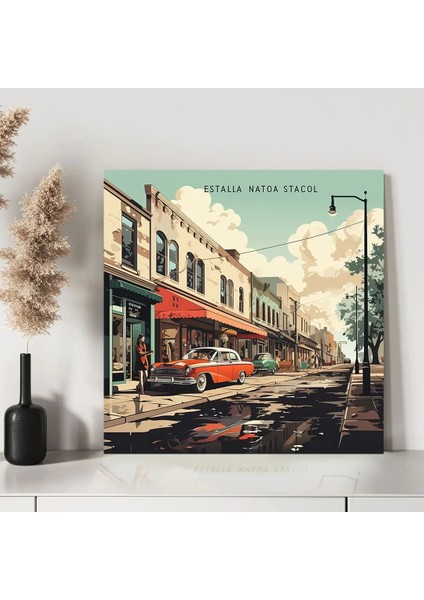 Nostaljik Sokak Kanvas Tablo modelleri