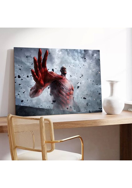 Attack On Titan Dev Kanvas Tablo modelleri