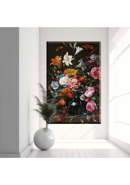 Gecenin Çiçekleri Kanvas Tablo