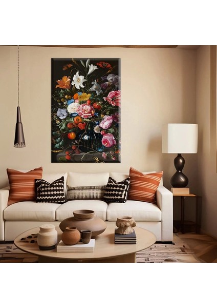 Gecenin Çiçekleri Kanvas Tablo fiyatları