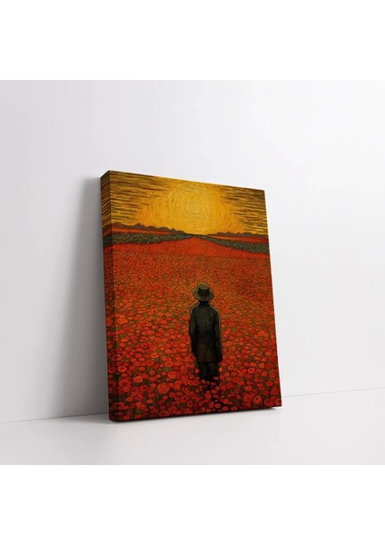 Anıların Kızıllığı Kanvas Tablo modelleri