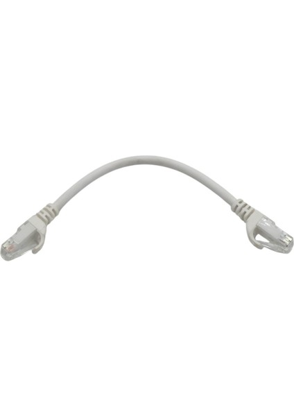 0,20 mt Lszh Cat6 Utp Patch Cord Beyaz (10'lu Paket)