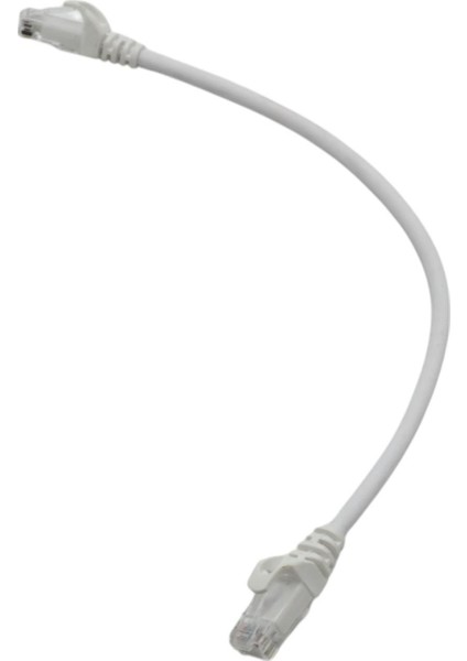 0,30 mt Lszh Cat6 Utp Patch Cord Beyaz (10'lu Paket)