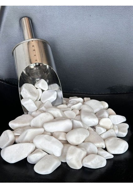 Tamburlanmış Dolamit Çakıl (Küçük 1-3cm)-(Orta 2-4cm)-(Büyük 4-6cm) Dekoratif Süs Taşlar fırsatları