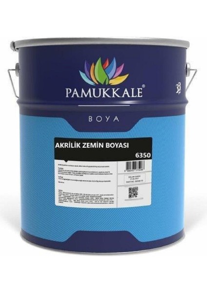 Akrilik Zemin Boyası 5 kg Ral 9005 Siyah