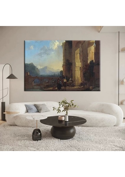 Antik Harabeler Kanvas Tablo