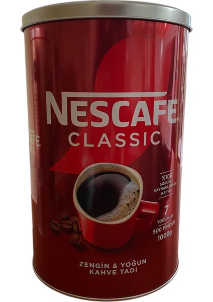Classic Kahve 1000 gr Teneke Kutu